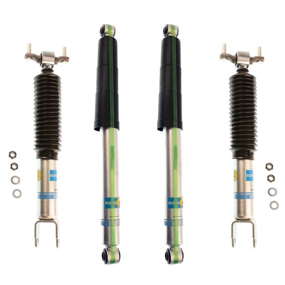 11-'23 Chevy Silverado 2500HD 4WD/2WD Bilstein 5100 1.5" Front & 0-1" Rear Lift Kit Shocks