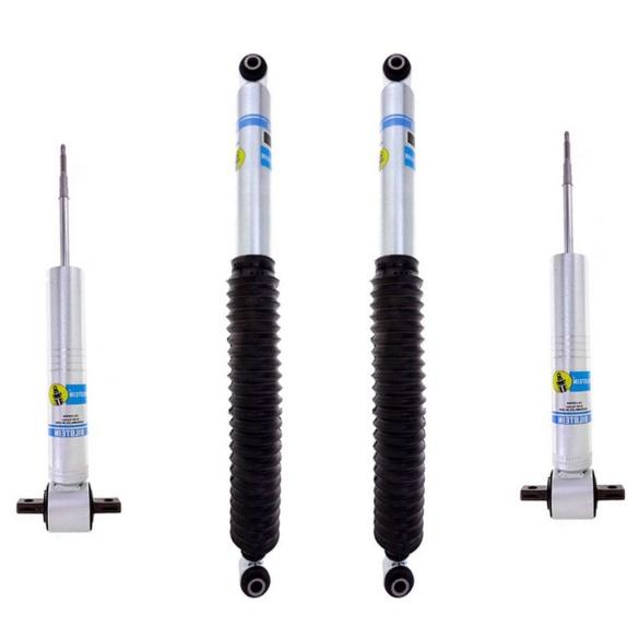 14-'18 GMC Sierra 1500 4WD Bilstein 5100 0-1.8" Front & 0-1" Rear Lift Kit Shocks