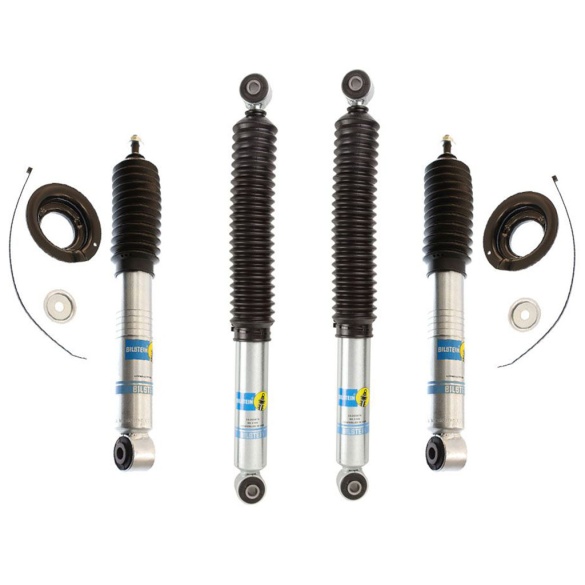 15-'22 Chevy Colorado 4WD Bilstein 5100 0-2.6" Front & 0-1" Rear Lift Kit Shocks