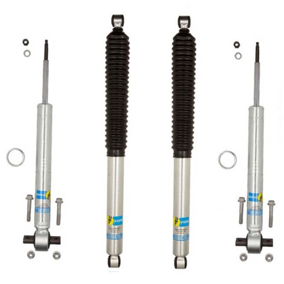 21-'23 Ford F-150 4WD Bilstein 5100 0-2.5" Front & 0-1" Rear Lift Kit Shocks