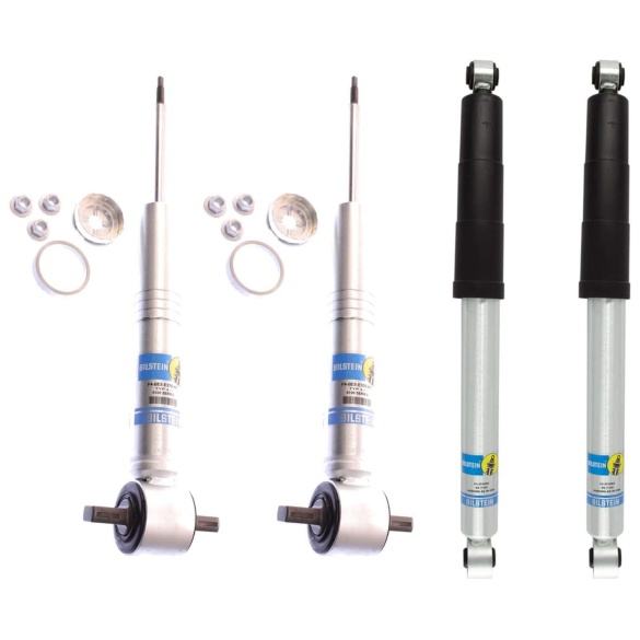 07-'13 Chevy Silverado 1500 4WD/2WD Bilstein 5100 0-1.75" Front & 0-1" Rear Lift Kit Shocks