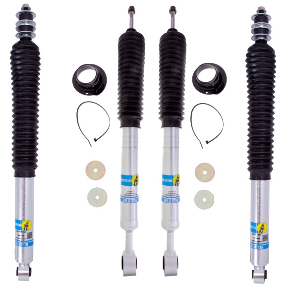 07-’13 Toyota Tundra 4WD/2WD Bilstein 5100 0.875-2.5″ Front & 0-1″ Rear Lift Kit Shocks