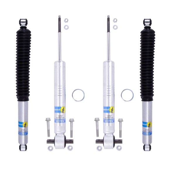 19-'23 Ford Ranger 4WD Bilstein 5100 0-2.5″ Front & 0-1" Rear Lift Kit Shocks