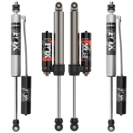 14-'23 Ram 3500 4WD FOX Performance 2.0 Reservoir 4-6" Front & Pefrormance 2.5 Elite Reservoir 2-3.5" Rear Lift Kit Shocks