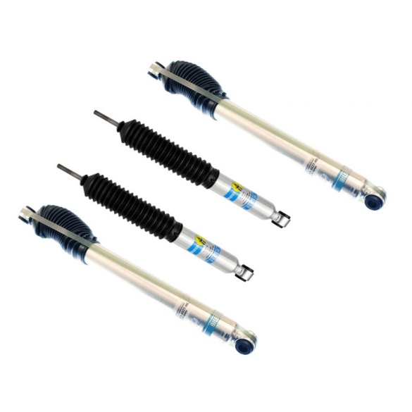 80-'96 Ford F-150 4WD/2WD Bilstein 5100 4" Front & 3-4" Rear Lift Kit Shocks