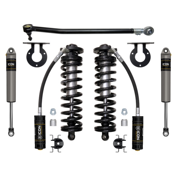 ICON K63142 2017-Up Ford F-250/F-350 2.5-3" Lift Stage 2 Coilover Conversion System Front and Rear