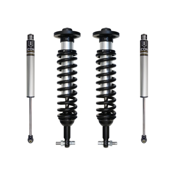 ICON K93121 2021-Up Ford F150 2Wd 0-3" Lift Stage 1 Suspension System Front and Rear