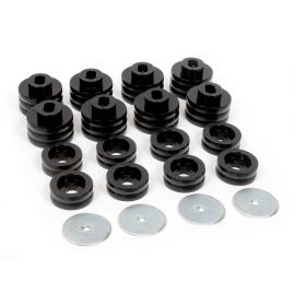 Daystar KG04025BK 99-14 GM/Chevy 2500 Body Bushings Black Set Daystar