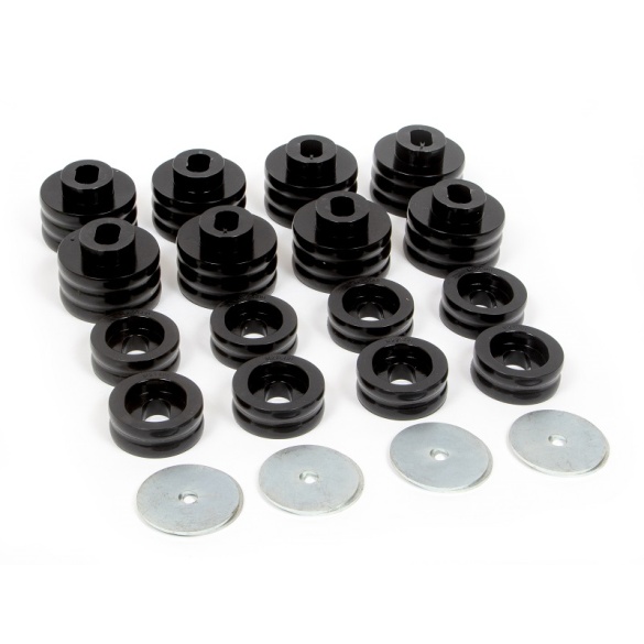 Daystar KG04025BK 99-14 GM/Chevy 2500 Body Bushings Black Set Daystar