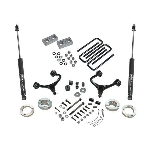 16-’23 Toyota Tacoma 4WD/2WD Superlift K1012 3″ Front & 1-1.5″ Rear Suspension Lift Kit